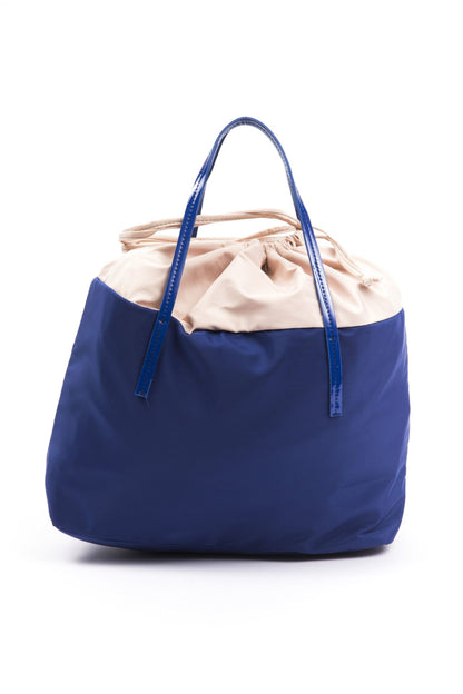 Bolso de mano de mujer de poliéster azul