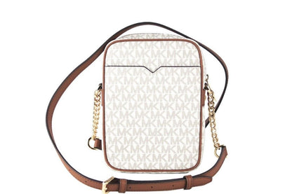 Bolso bandolera Jet Set Medium Vanilla PVC North South Chain