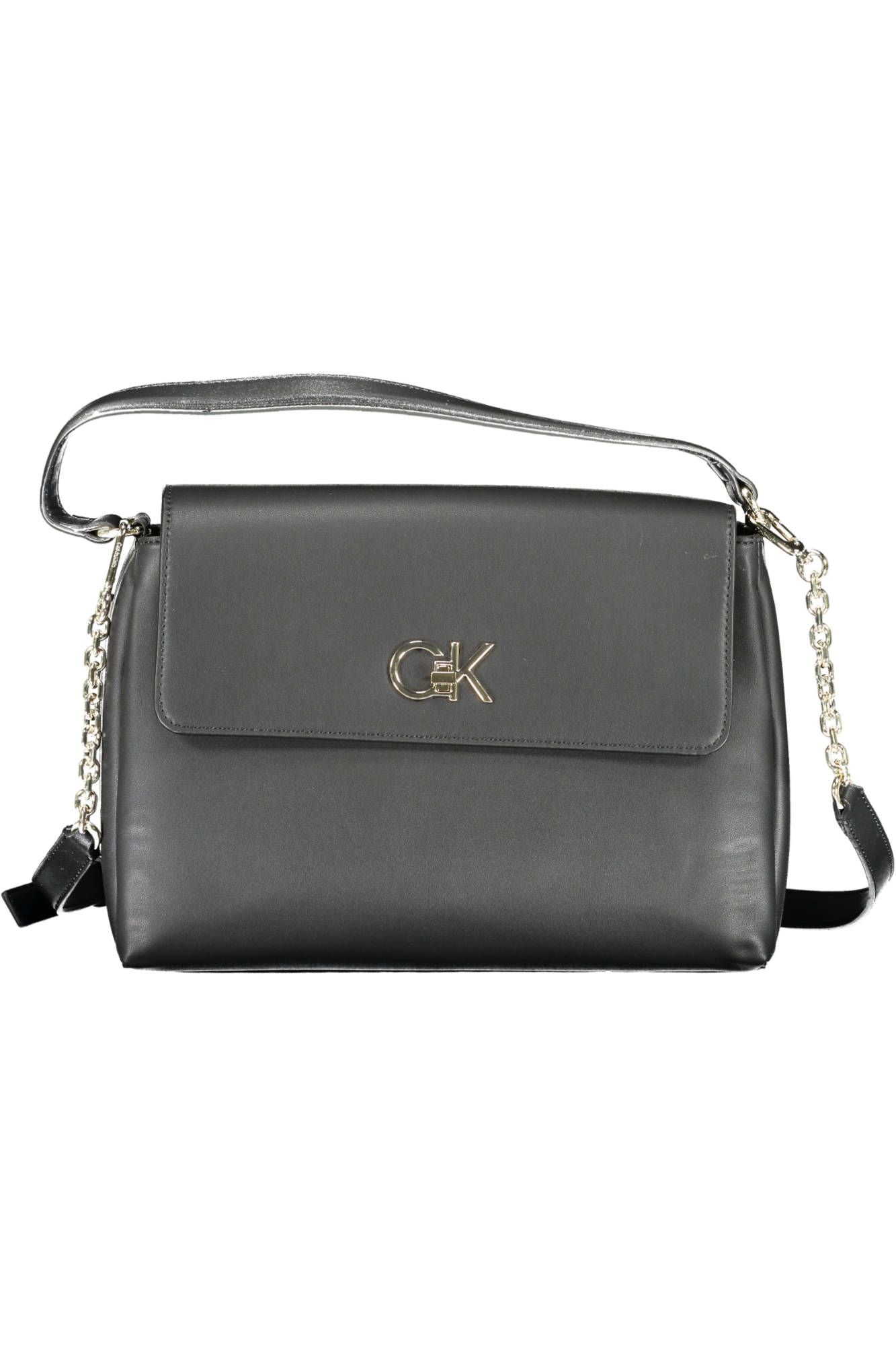 Calvin Klein Black Polyester Women Handbag