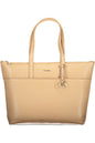 Calvin Klein Beige Polyester Women Handbag