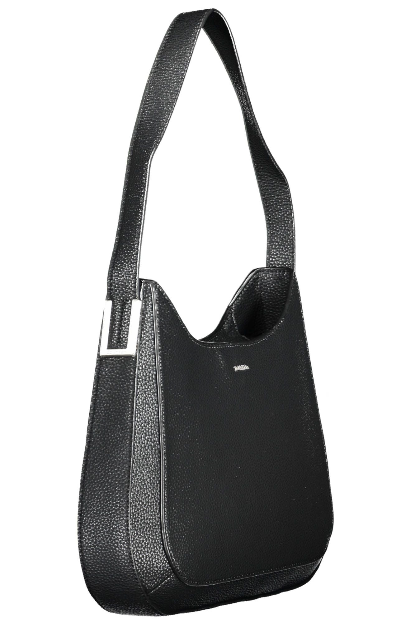 Bolso de mano de mujer de poliéster negro