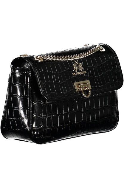 La Martina Black Polyethylene Women Handbag