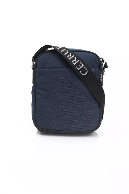 Cerruti 1881 Blue Nylon Men Messenger Bag