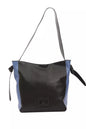 Pompei Donatella Black Leather Women Shoulder Bag