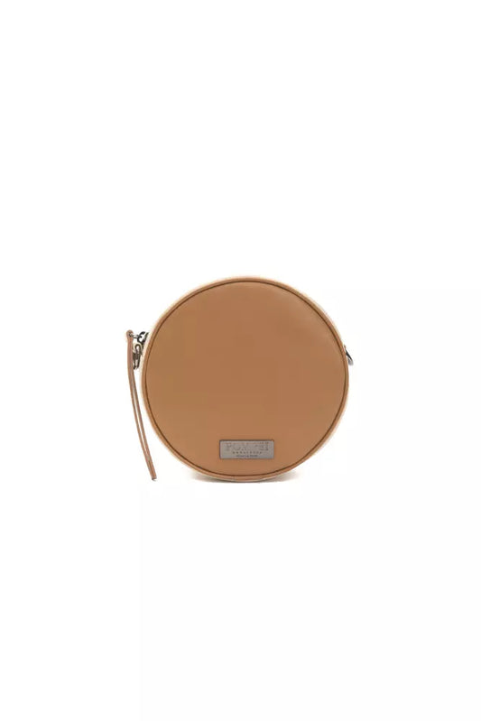 Bolso bandolera de piel marrón para mujer