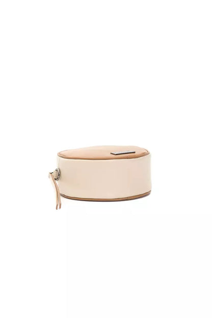 Bolso bandolera de piel marrón para mujer