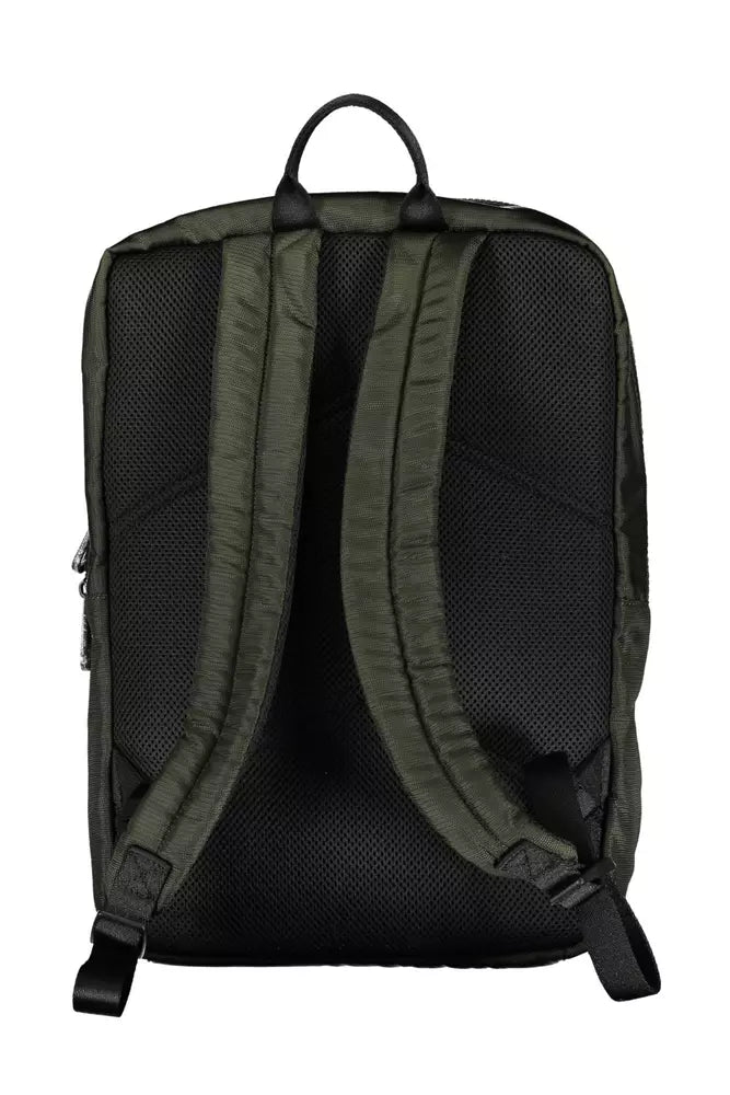 Grüner Polyester Herren Rucksack