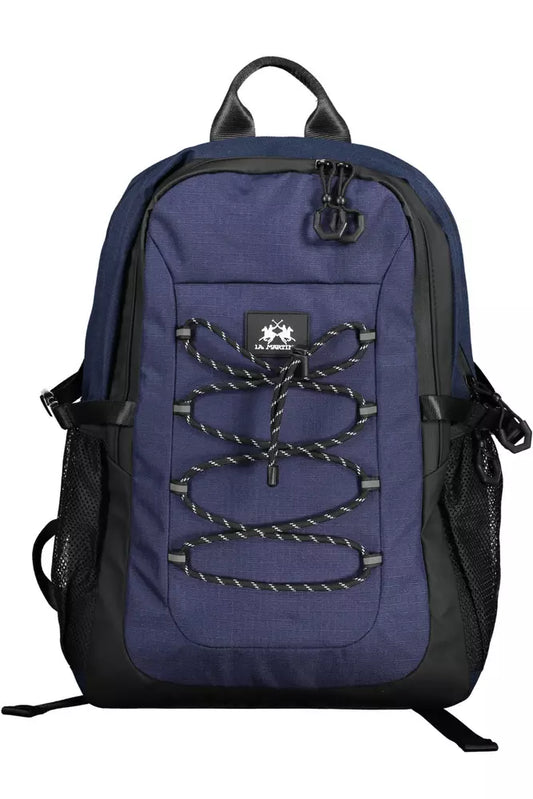 Mochila de poliéster azul para hombre