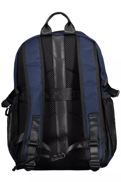 Mochila de poliéster azul para hombre