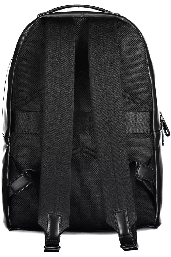 Calvin Klein Black Polyester Men Backpack