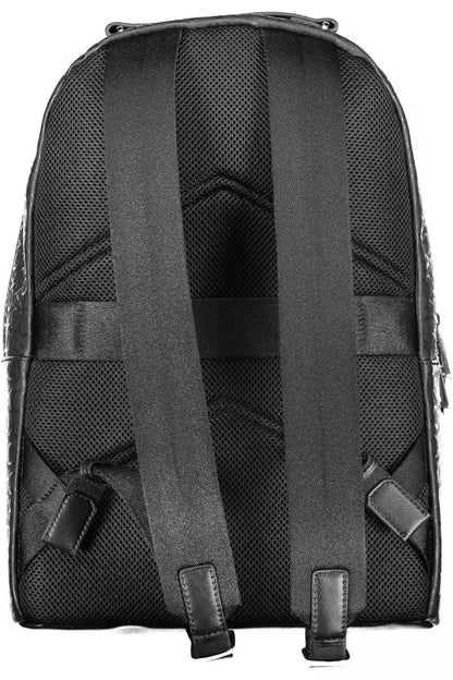 Calvin Klein Black Polyester Men Backpack