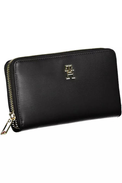 Tommy Hilfiger Black Polyethylene Women Wallet