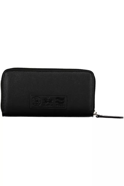 La Martina Black Polyethylene Women Wallet