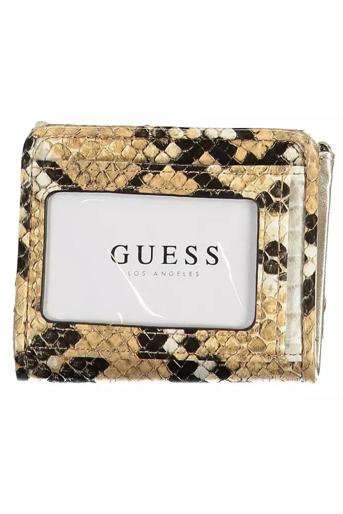 Guess Jeans Beige Polyethylene Women Wallet