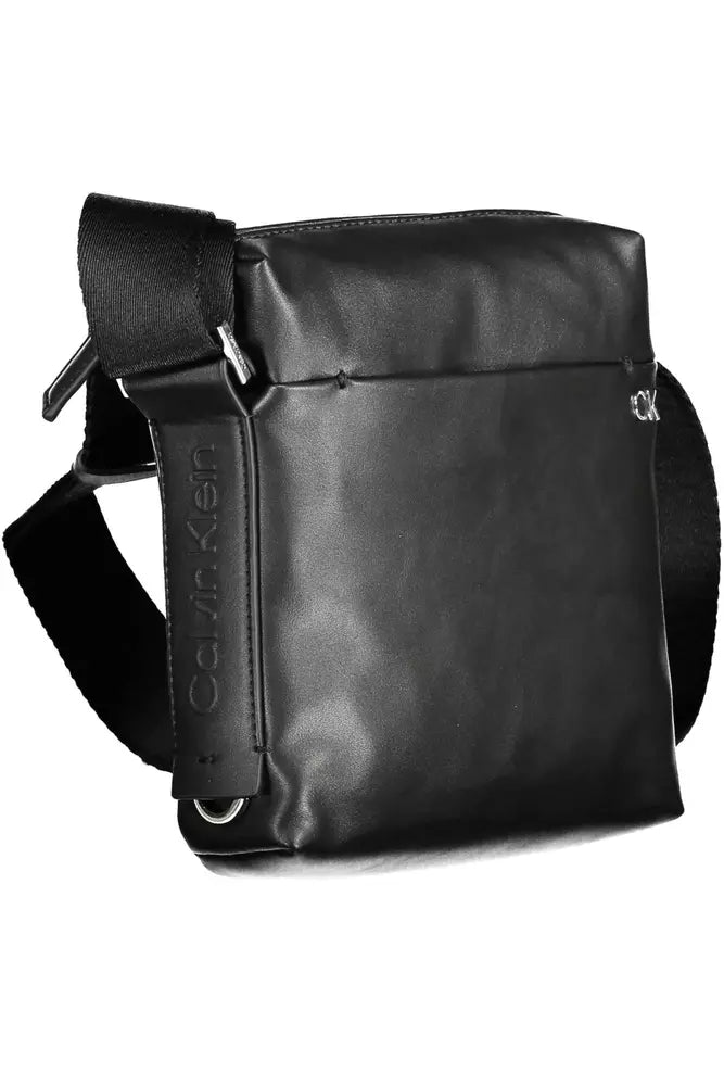 Calvin Klein Black Polyester Men Shoulder Bag