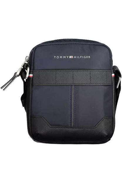 Bolso de hombro de poliéster azul para hombre