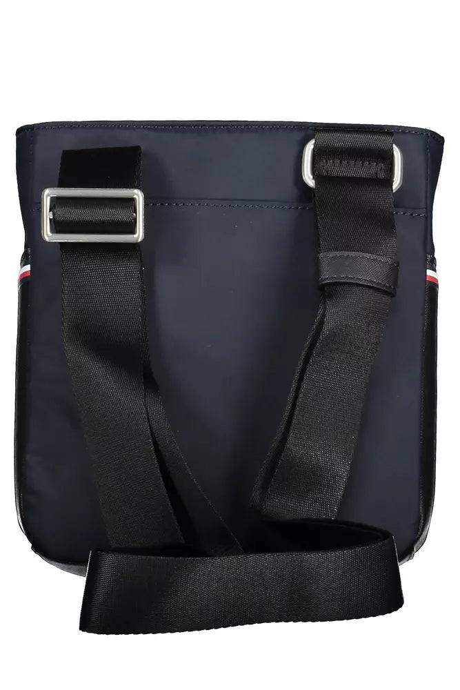 Bolso de hombro de poliéster azul para hombre