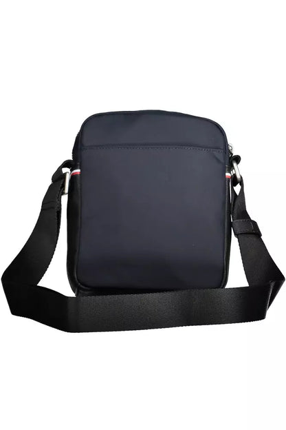 Bolso de hombro de poliéster azul para hombre