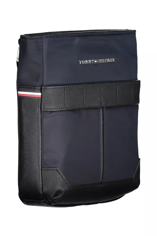 Bolso de hombro de poliéster azul para hombre