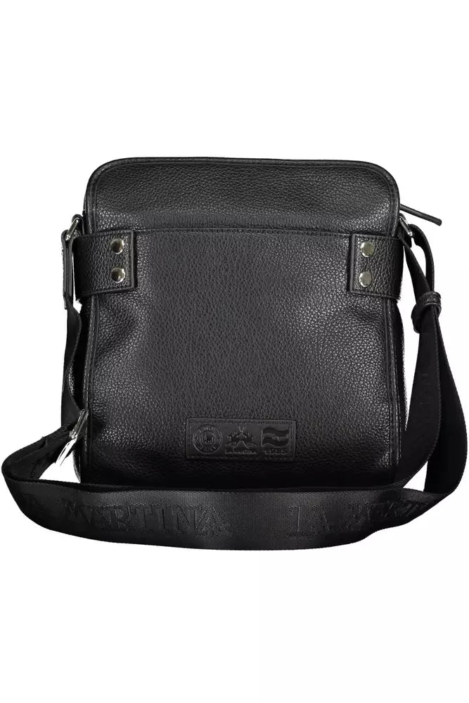 Bolso de hombro de polietileno negro para hombre