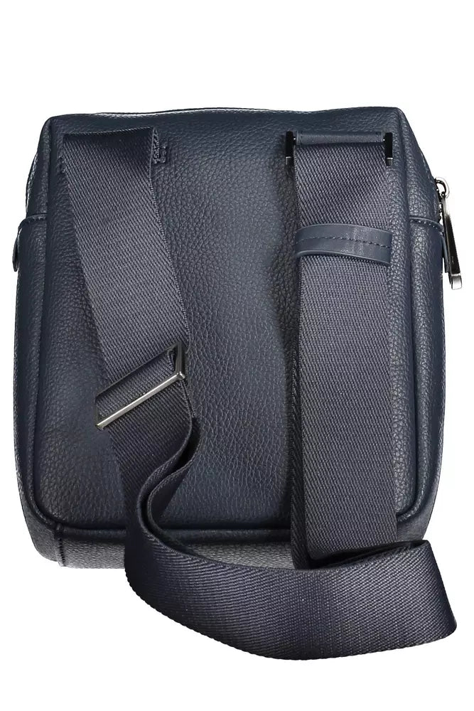 Calvin Klein Blue Polyester Men Shoulder Bag