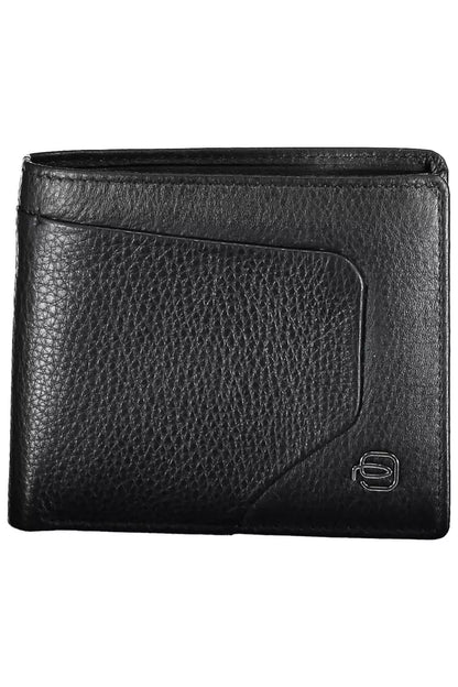 Piquadro Black Leather Men Wallet