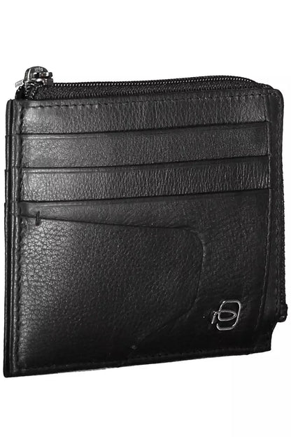 Piquadro Black Leather Men Wallet