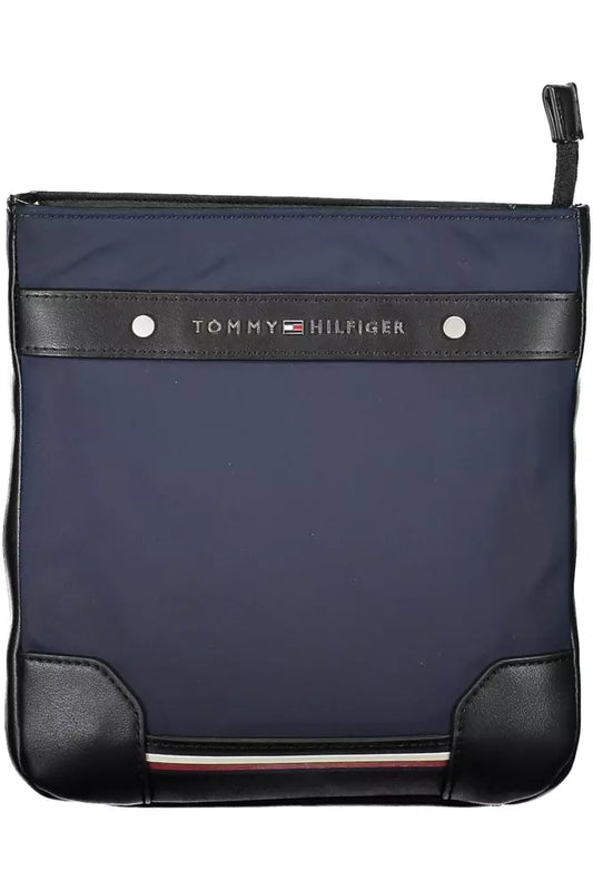 Bolso de hombro de poliéster azul para hombre