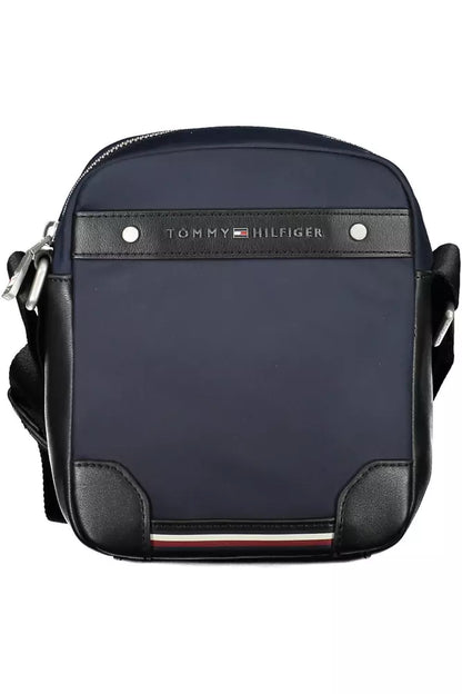 Tommy Hilfiger Blue Polyester Men Shoulder Bag