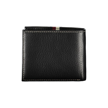 Tommy Hilfiger Black Leather Men Wallet