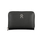 Tommy Hilfiger Elegant Black Zip Wallet with Multiple Compartments