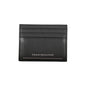 Tommy Hilfiger Sleek Black Leather Card Holder with Contrast Details