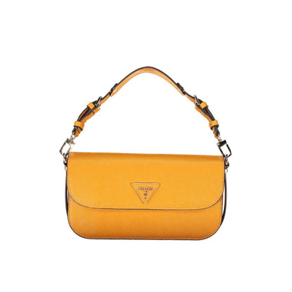 Bolso de mano de polietileno de color naranja