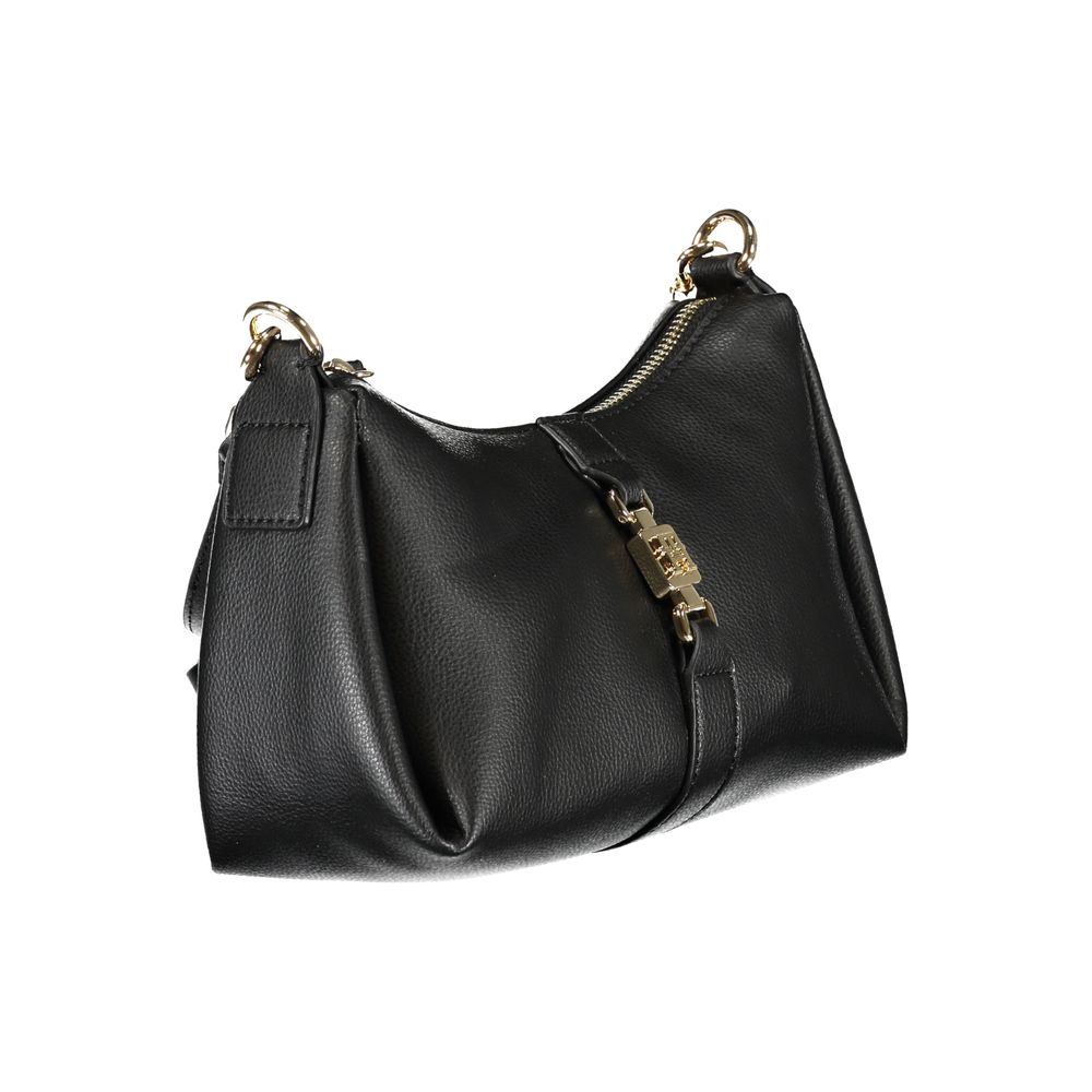 Tommy Hilfiger Black Polyester Handbag