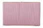 Dolce & Gabbana Pink Silk Gold Frame Clutch Evening Party Purse Bag