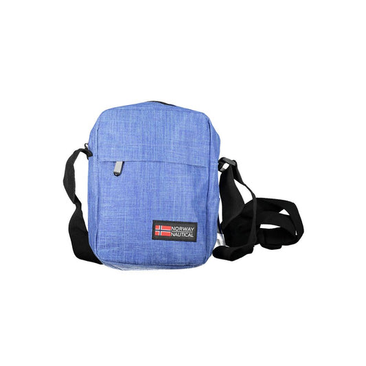 Bolso bandolera de poliéster azul