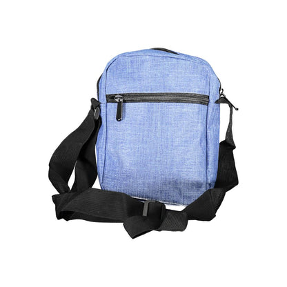 Bolso bandolera de poliéster azul