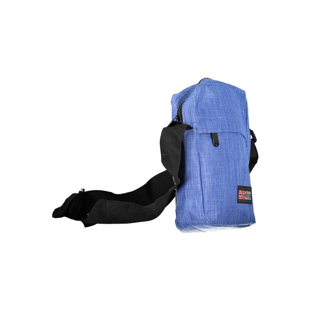 Bolso bandolera de poliéster azul