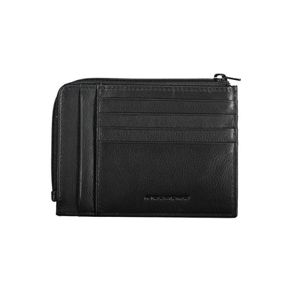 Piquadro "Black Leather Men Wallet"