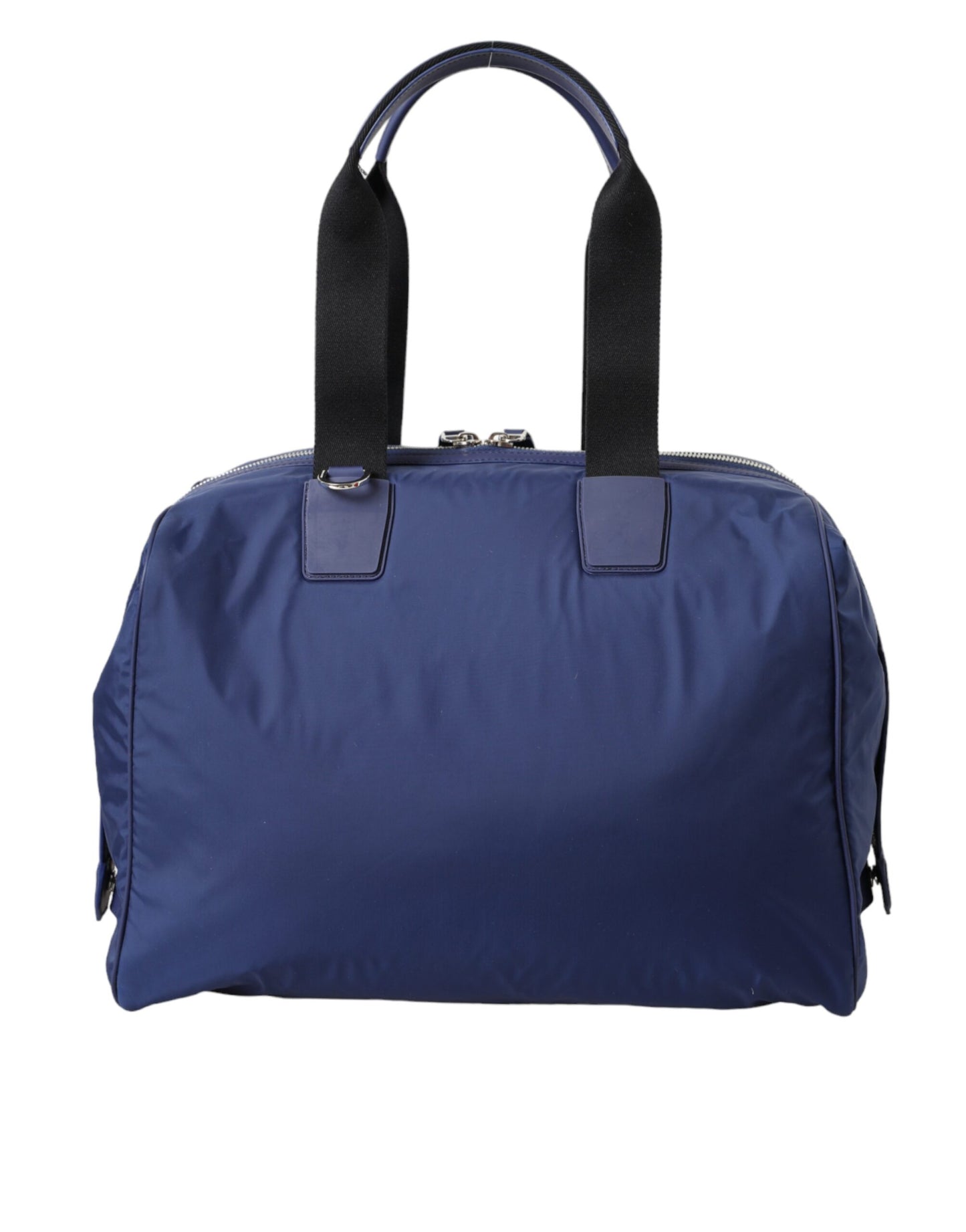 Bolso de mano tipo bandolera de piel de becerro de nailon azul