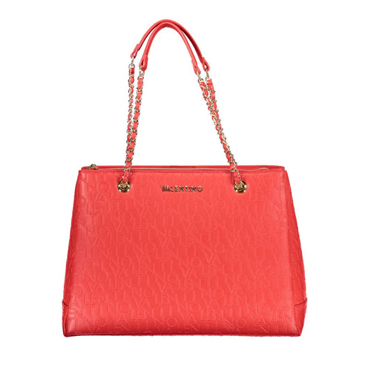 Valentino Bags Red Polyethylene Handbag