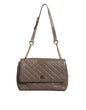 Dolce & Gabbana Brown Quilted Leather Shoulder Purse Satchel Bag