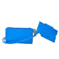 Bolso de hombro de piel azul