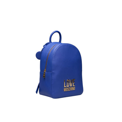 Mochila de mujer de polietileno azul