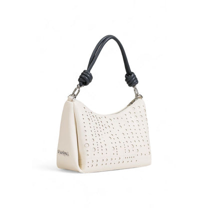 Bolso de mano de polietileno beige