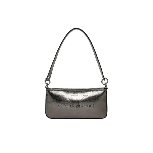 Bolso de mano de polietileno gris