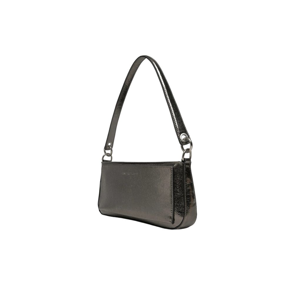 Bolso de mano de polietileno gris