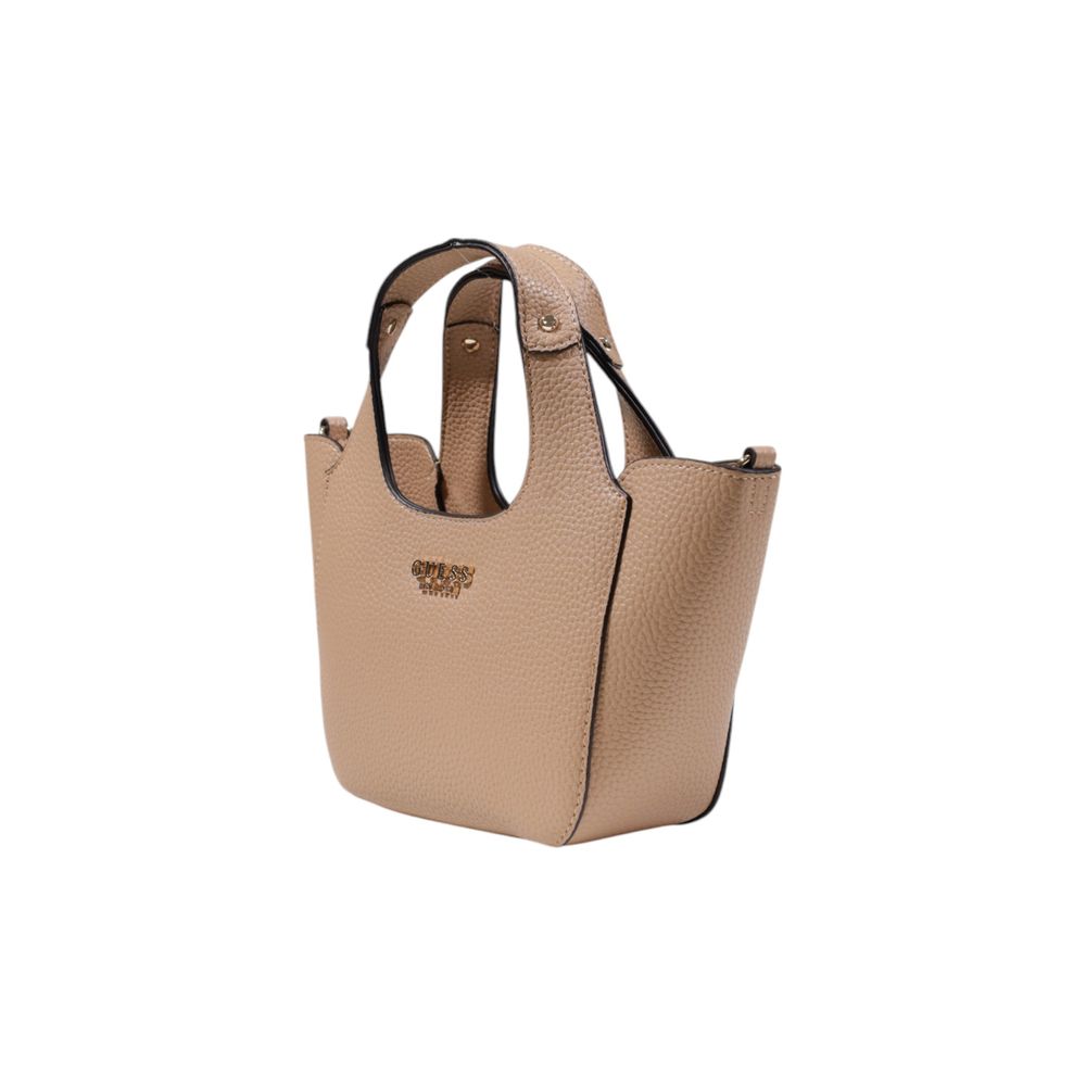 Guess Beige Polyethylene Handbag