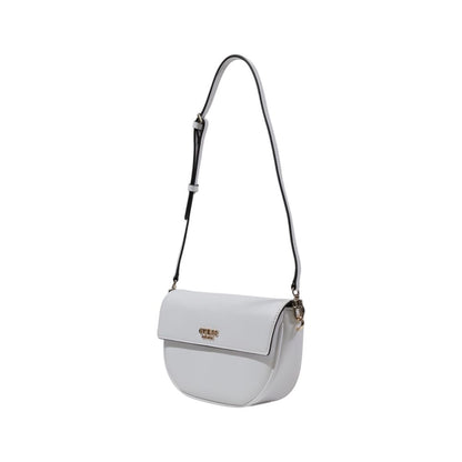 Guess White Polyethylene Handbag