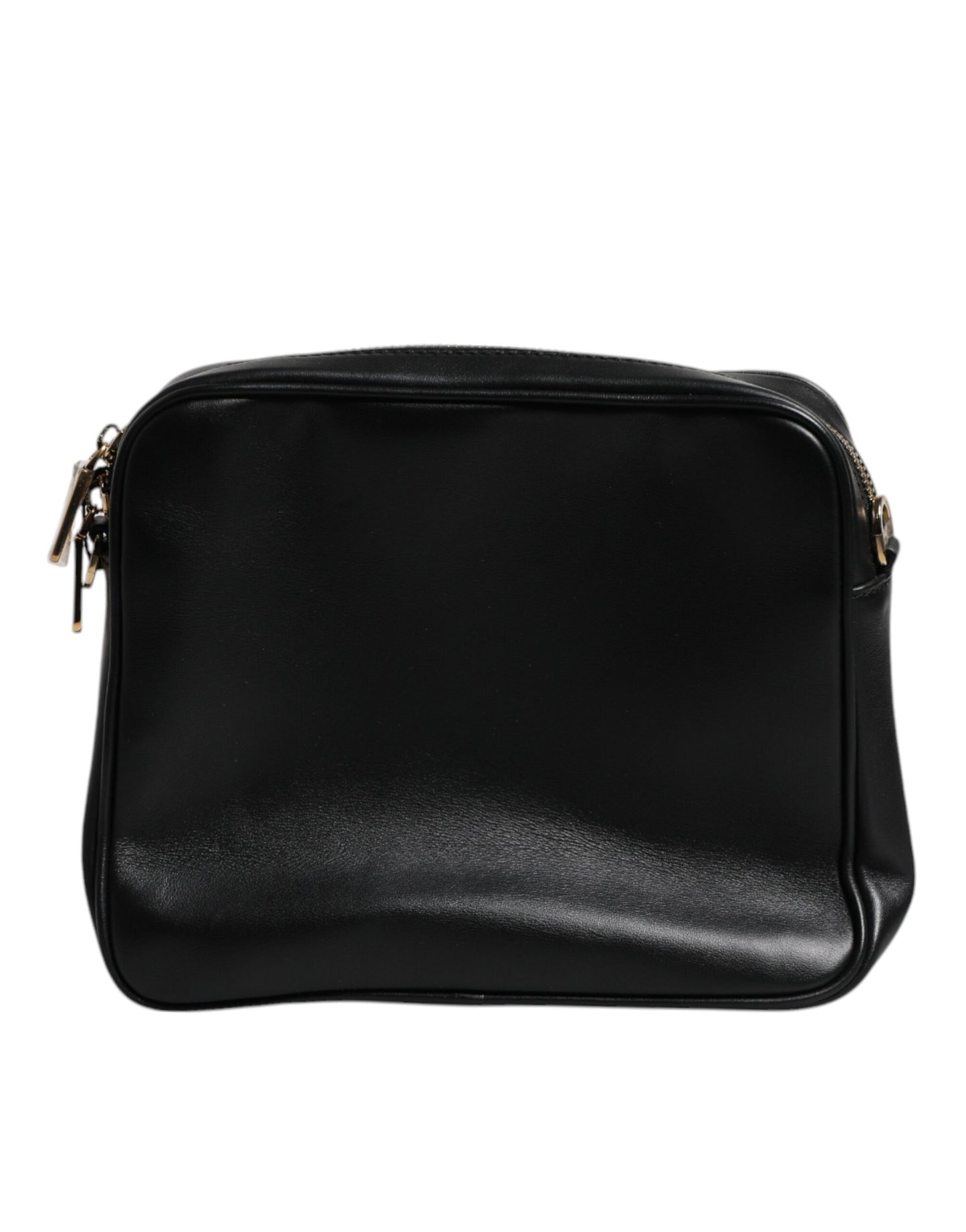 Dolce & Gabbana Black Calfskin Leather Gothic Messenger Bag